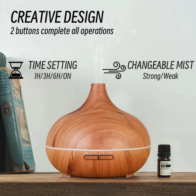 Essential oil diffuser and air humidifier
