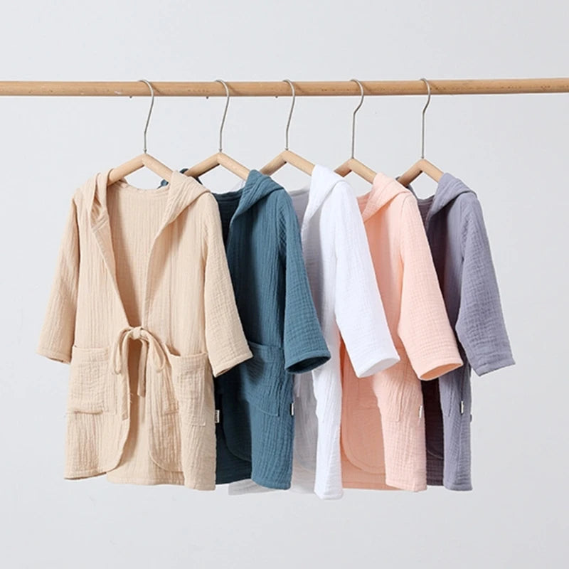 Children's Hooded Bath Cape - Comfort and Softness