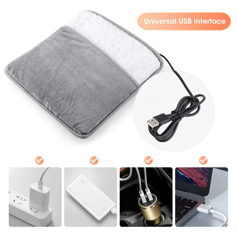 Electric Plush Foot Warmer - USB