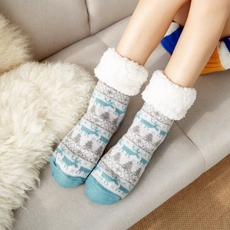 Warm plush winter socks