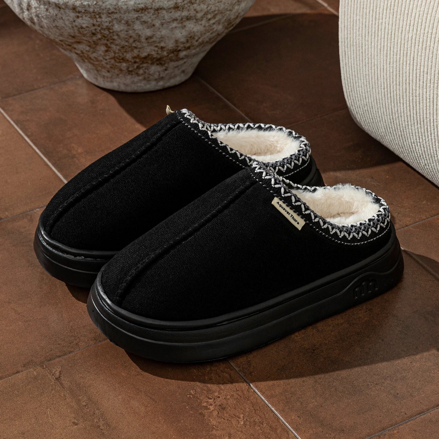 Pantoufles d'hiver moelleuses homme et femme - Confort cocooning