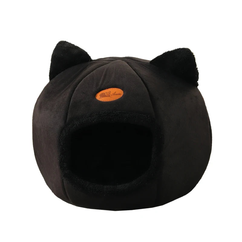 Nid douillet pour chats et petits chiens en coton confortable et respirant