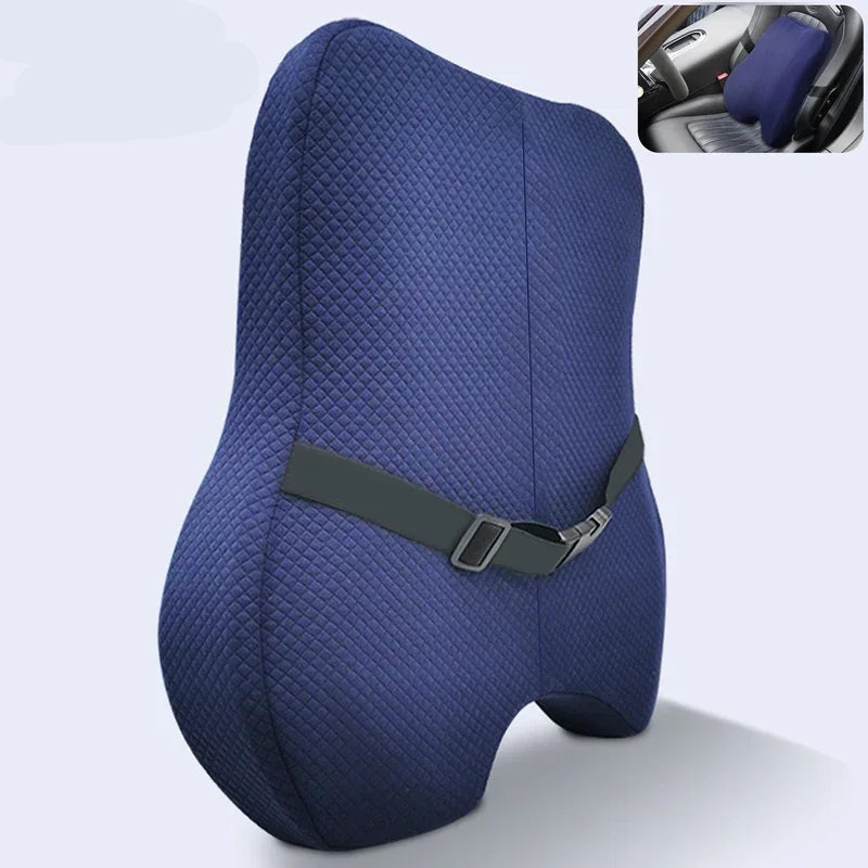 Confort ergonomique pour le dos et les hanches avec ce duo coussin mémoire de forme