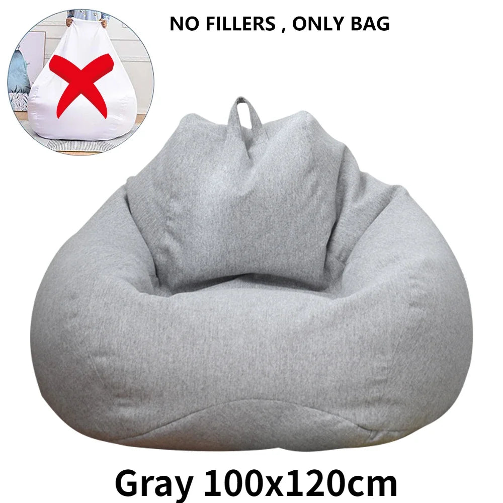 Giant beanbag cover without filling