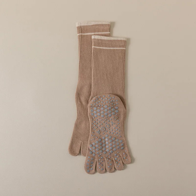 Five Toe Non-Slip Yoga Socks