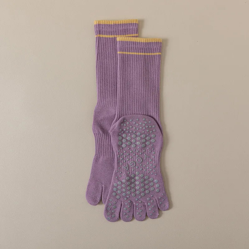 Five Toe Non-Slip Yoga Socks
