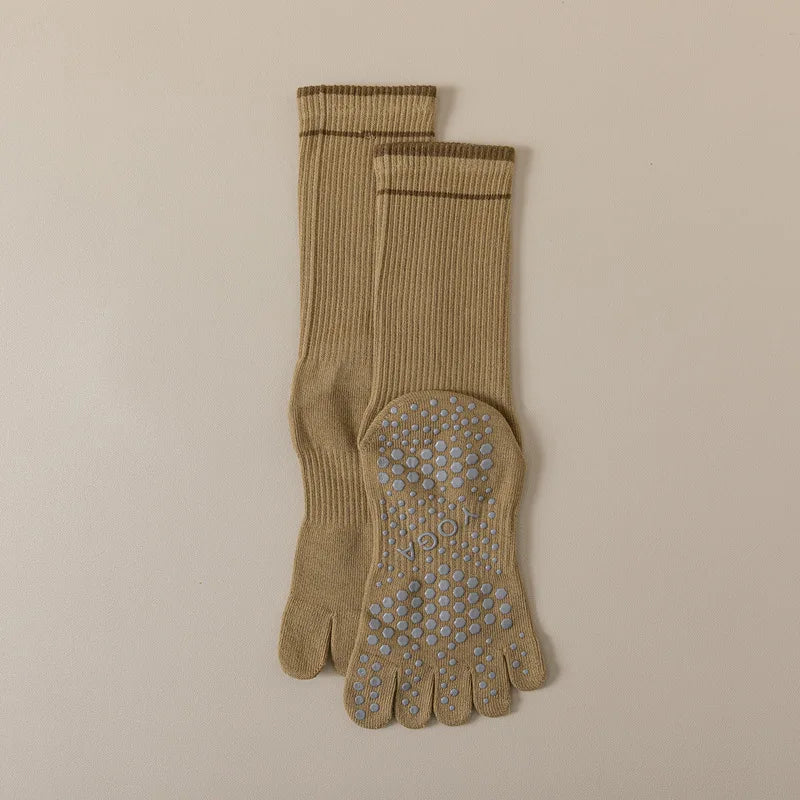 Five Toe Non-Slip Yoga Socks