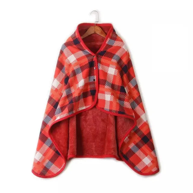 Cape - Warm and cozy blanket with buttons