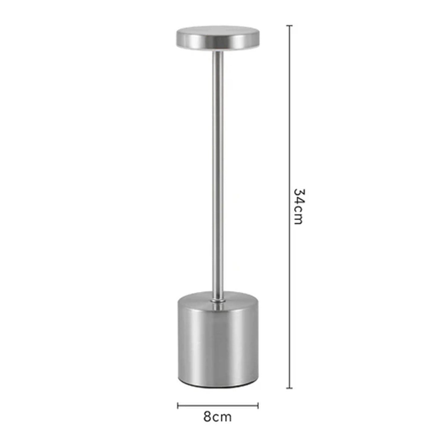 Rechargeable LED table lamp with touch control