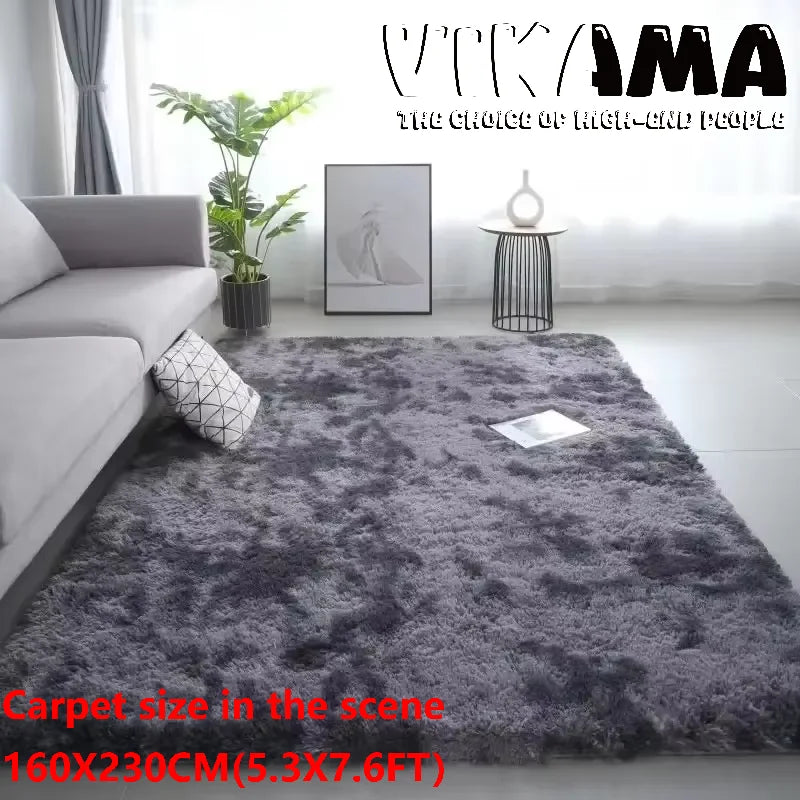 Tapis ultra doux antidérapant et lavable pour salon et chambre