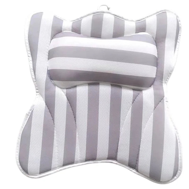 Ergonomic bath pillow