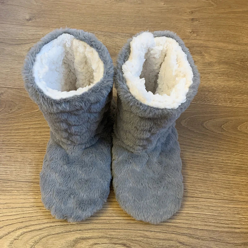 Thick winter slippers