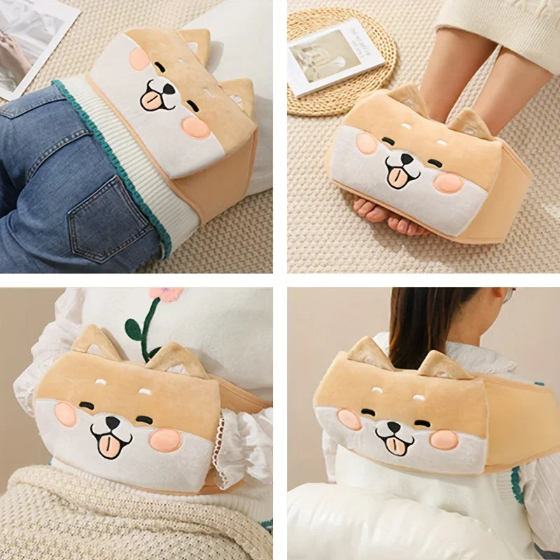Hot water bottle belt with cover