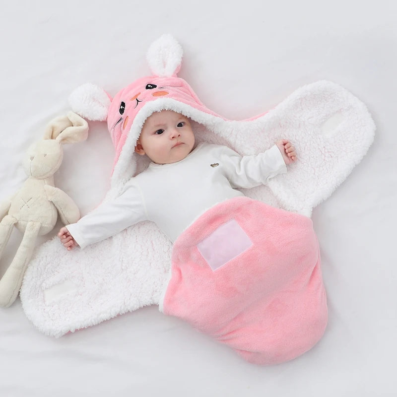 Nid d’ange tout doux avec oreilles – Chancelière bébé