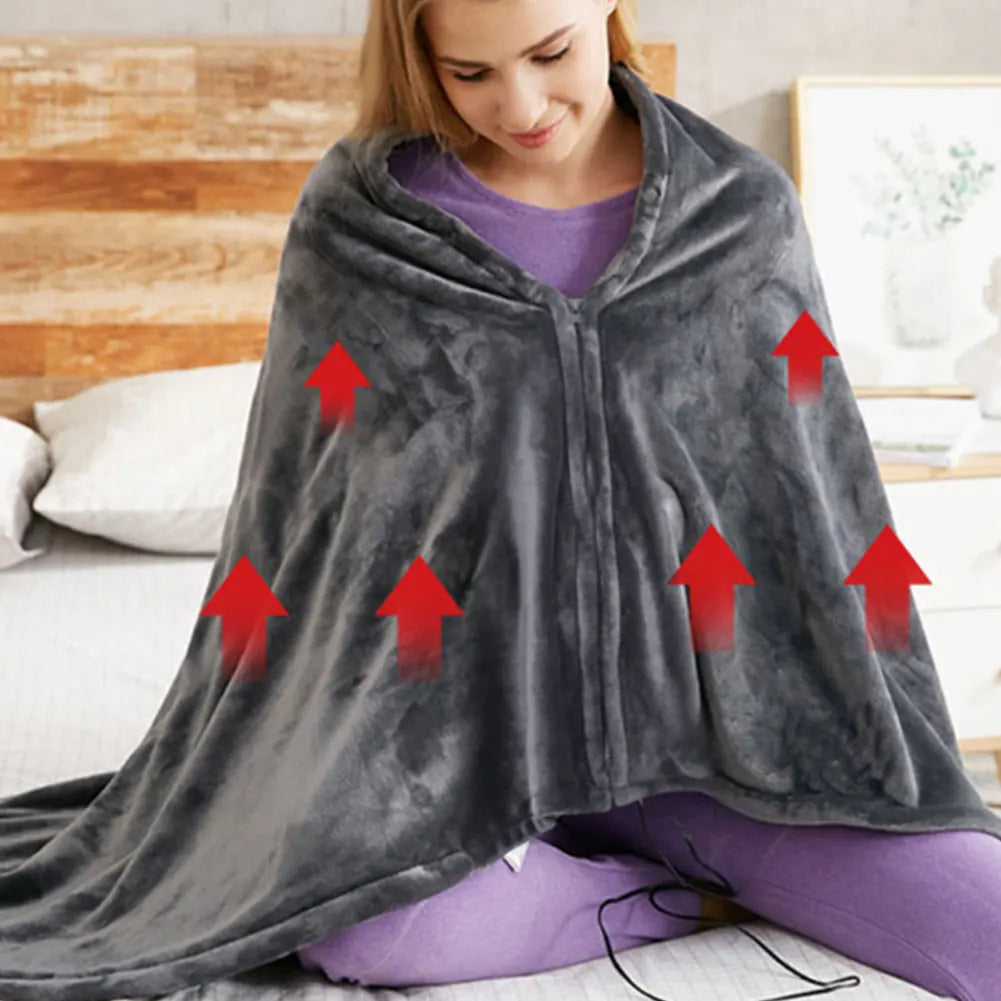 Coral Fleece USB Heating Blanket