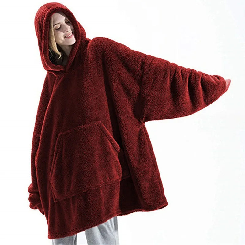 Plaid - hooded sweatshirt