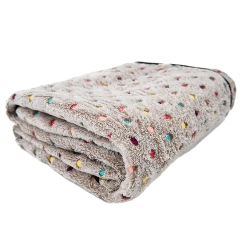 Soft Coral Fleece Pet Blanket