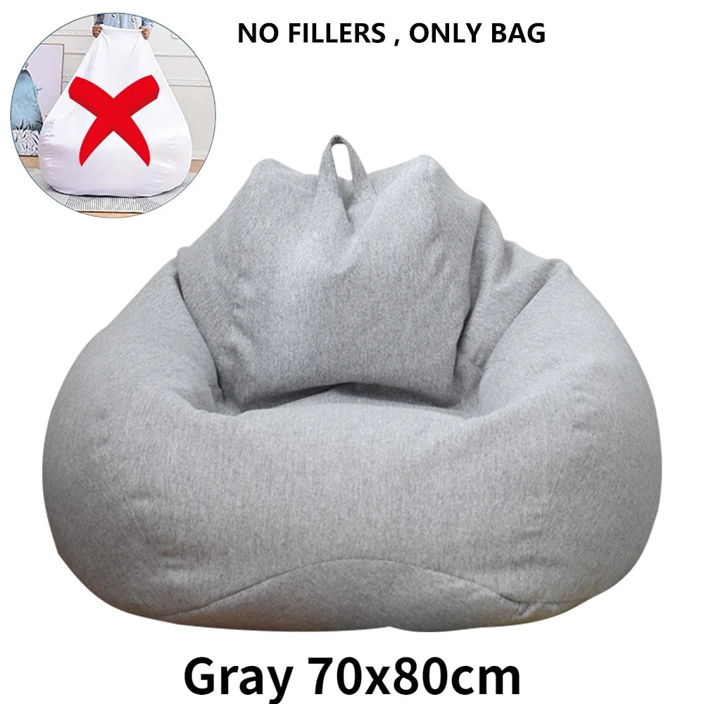 Giant beanbag cover without filling