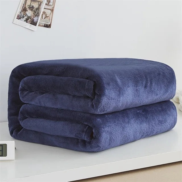 Faux fur blanket