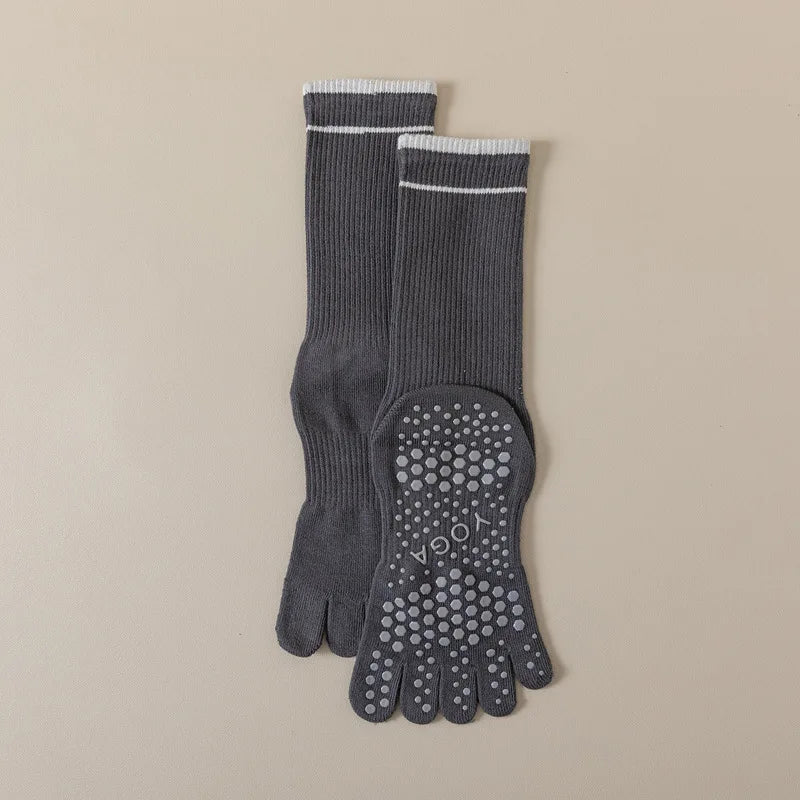 Five Toe Non-Slip Yoga Socks