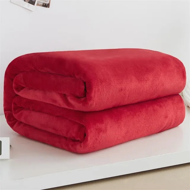 Faux fur blanket