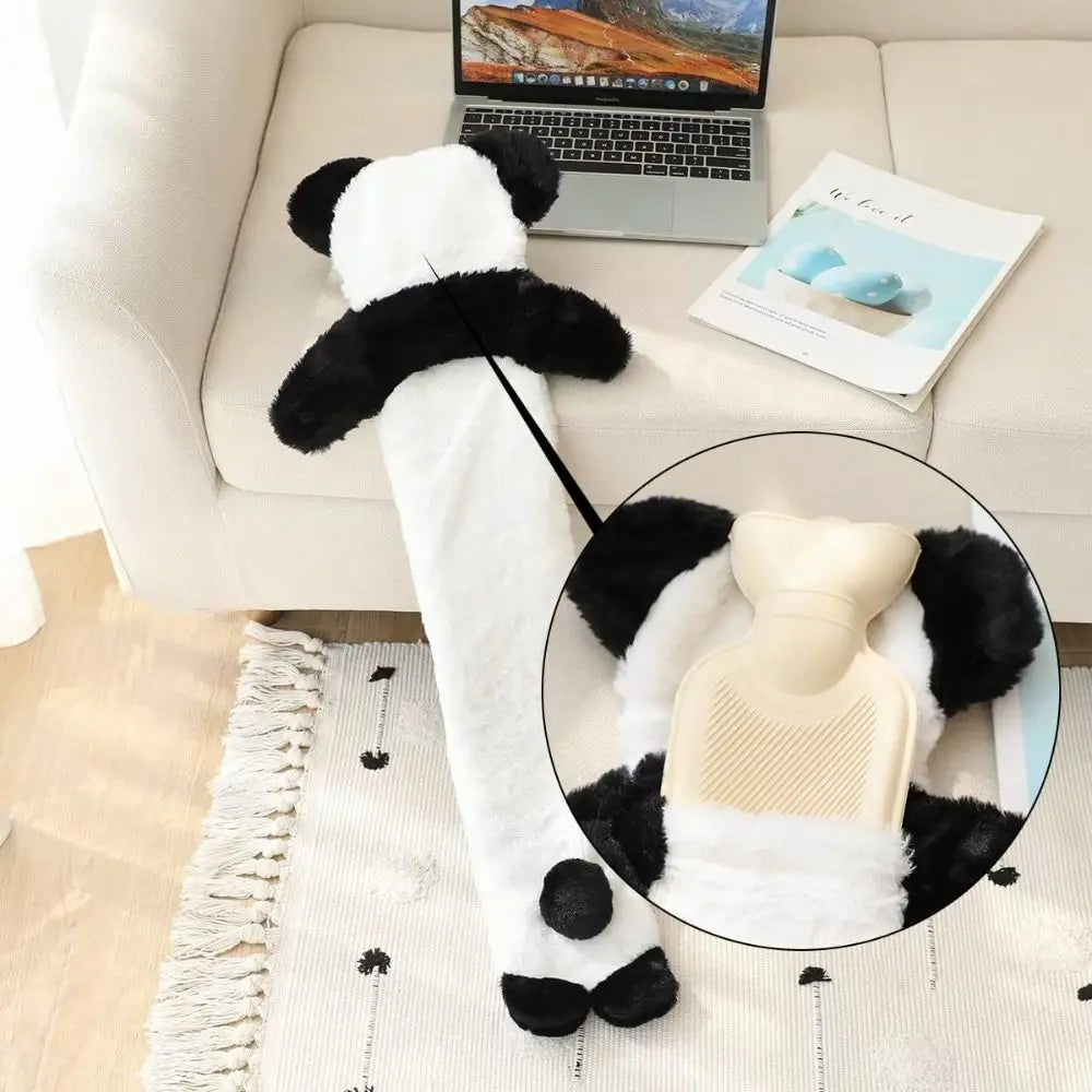 Extra long animal-shaped hot water bottle