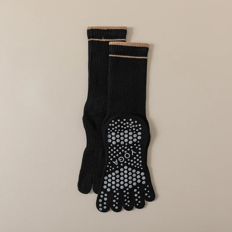 Five Toe Non-Slip Yoga Socks