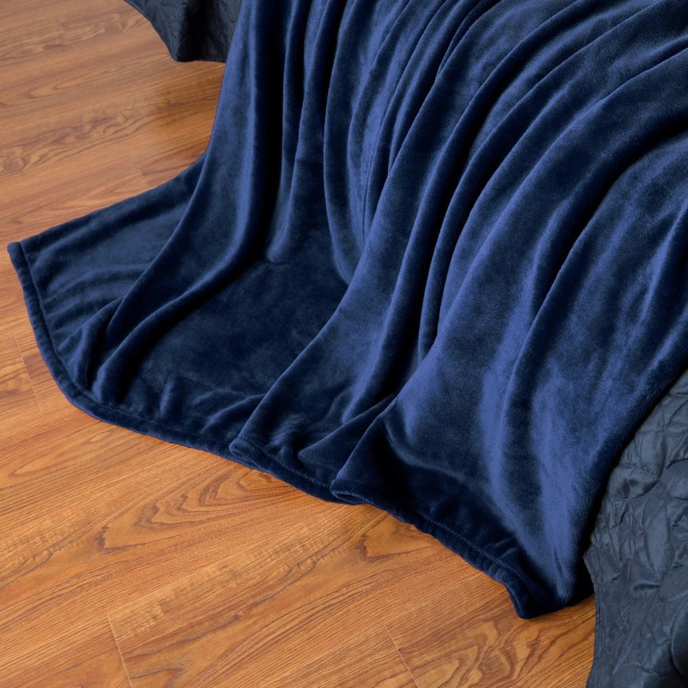 Faux fur blanket