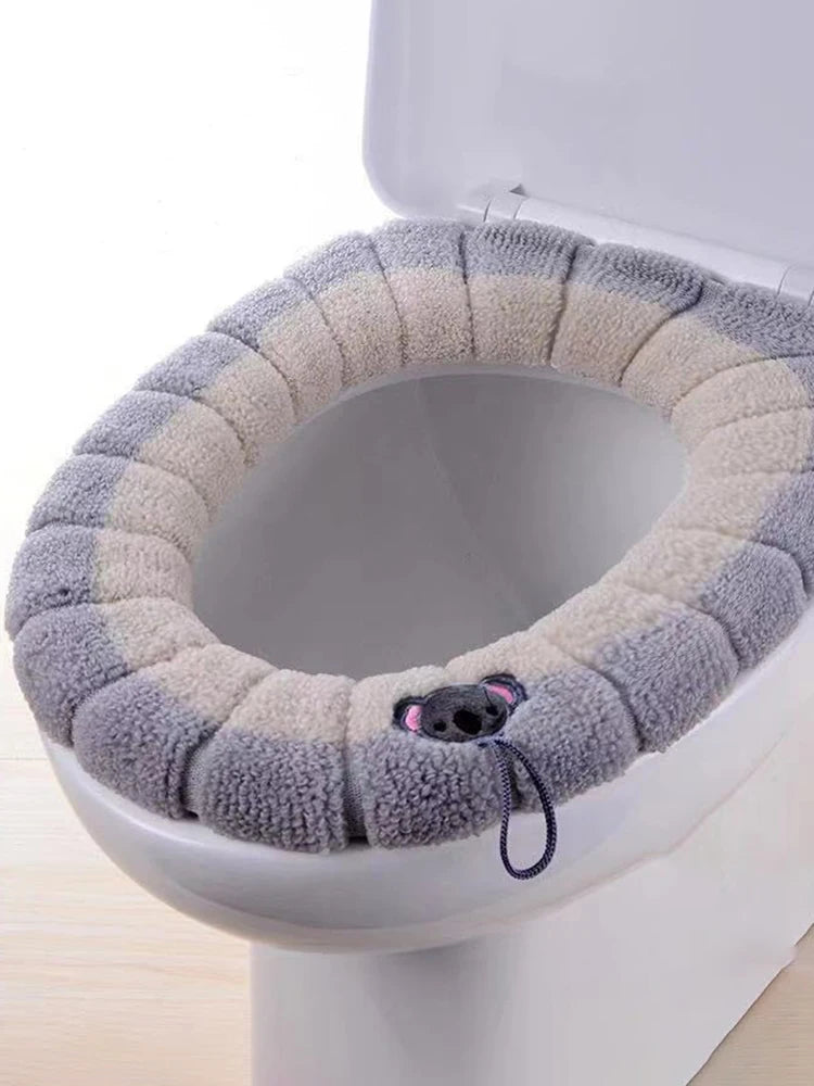 Universal and washable toilet seat cover