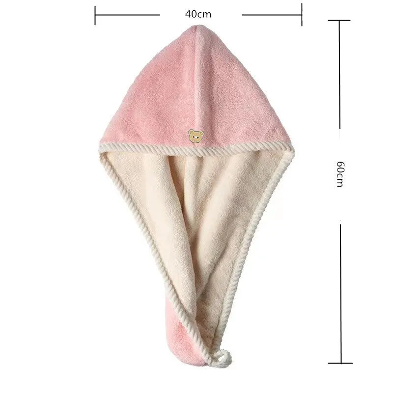 Absorbent and quick-drying hair towel