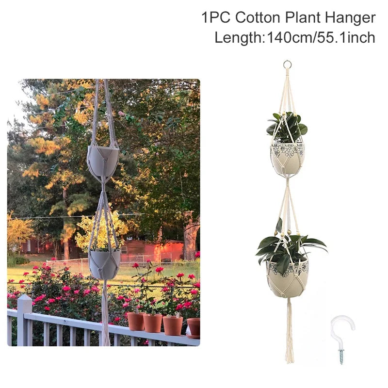 Cotton plant hanger