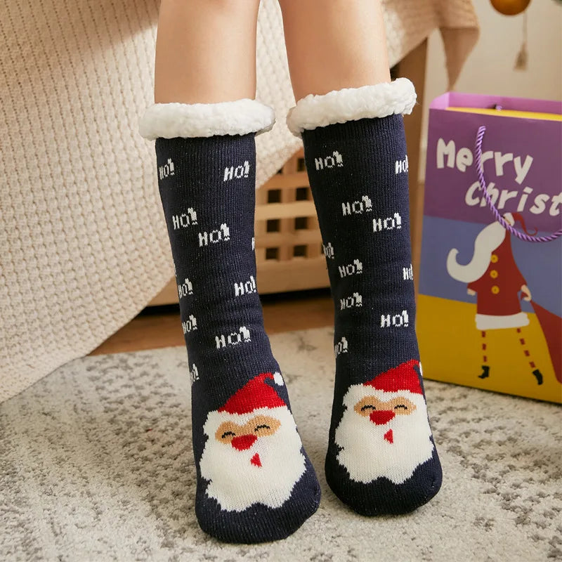 Warm plush winter socks