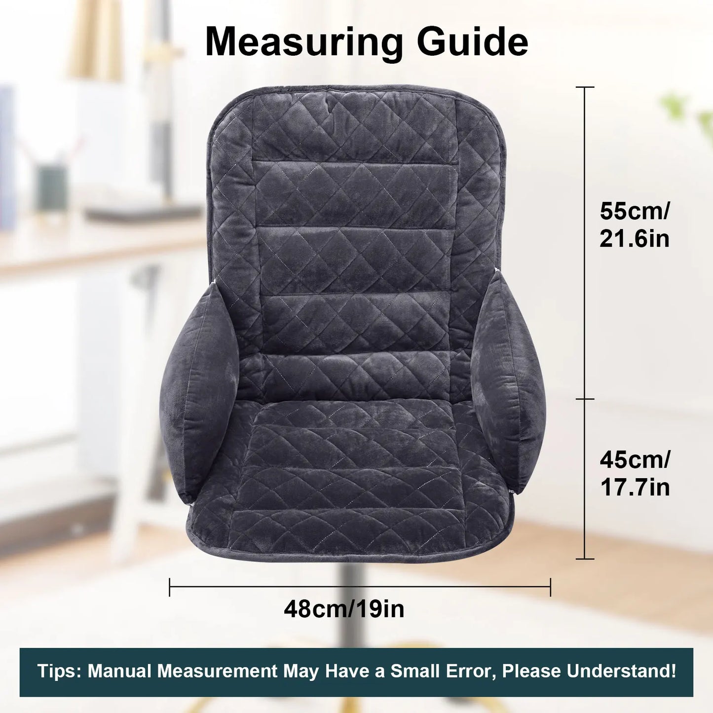 All-in-one seat and back cushion