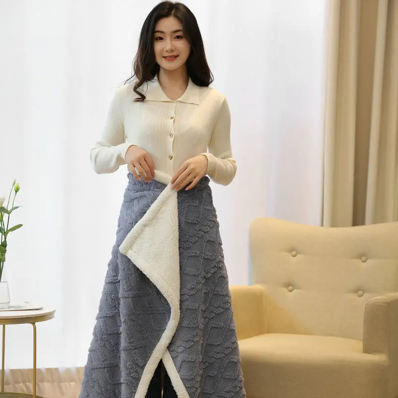 Cape - Soft and warm blanket with buttons