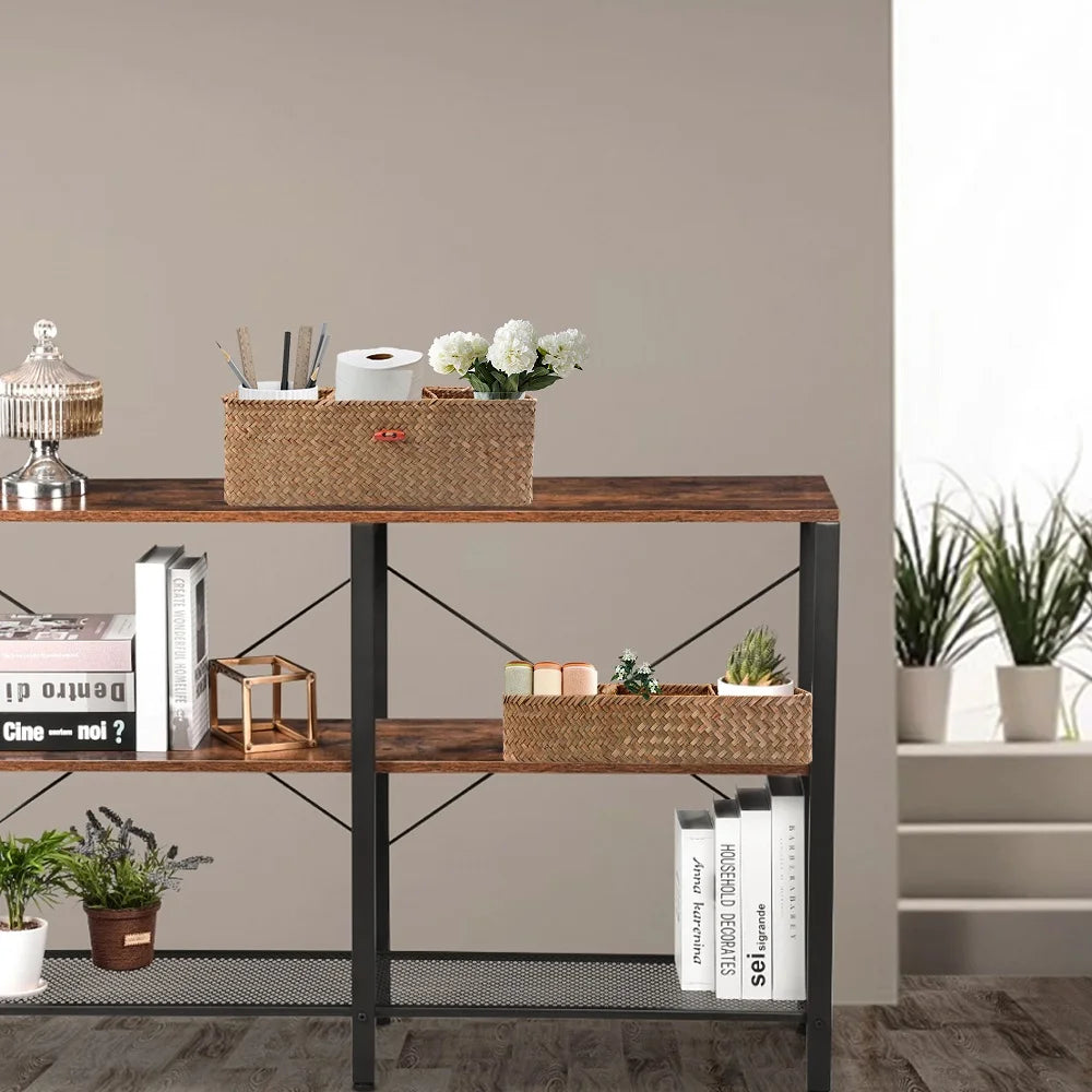 Woven storage baskets with or without lids