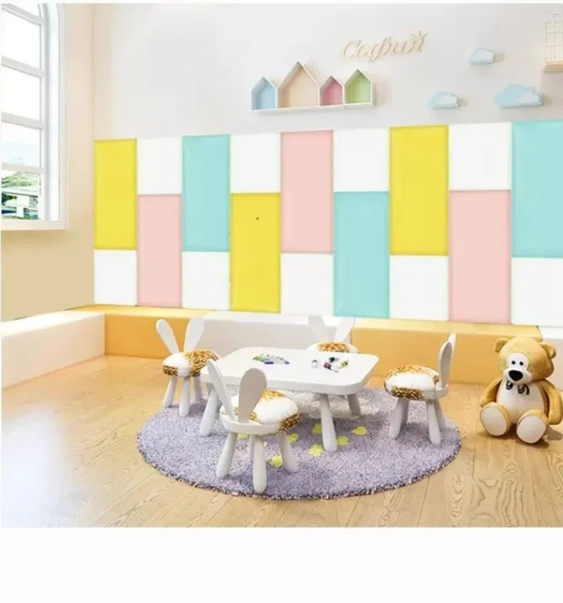 Thick Self-Adhesive 3D Wall Stickers - Wall Protection and Decoration