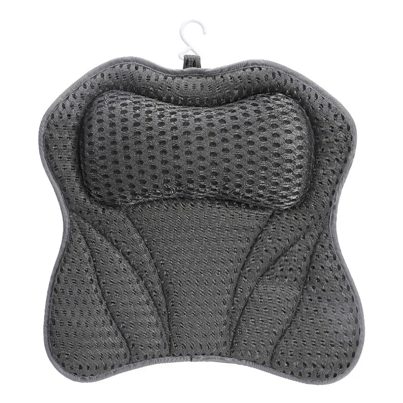 Ergonomic bath pillow