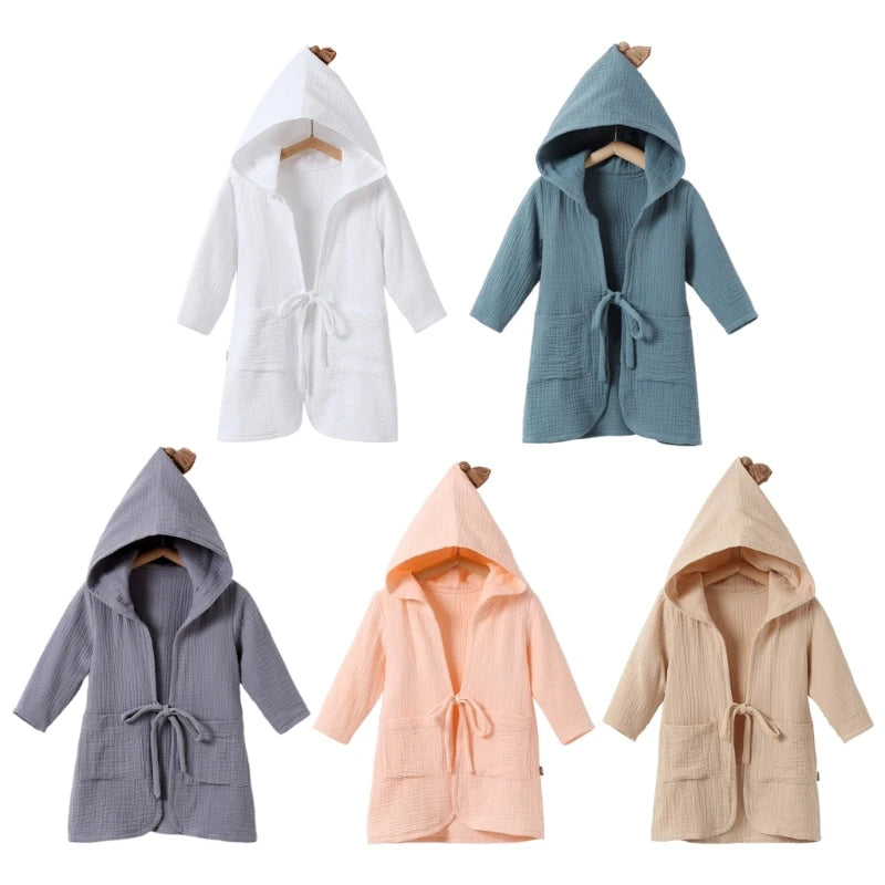 Children's Hooded Bath Cape - Comfort and Softness