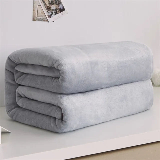 Faux fur blanket