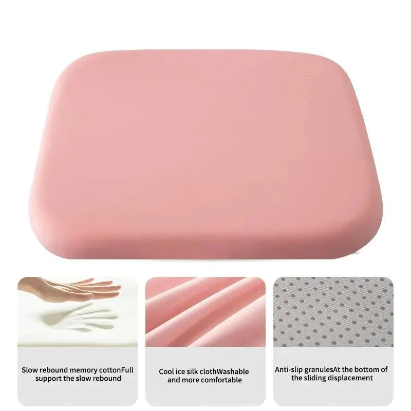 Ergonomic cushion with memory foam