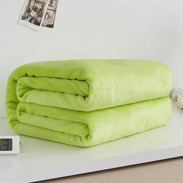Faux fur blanket
