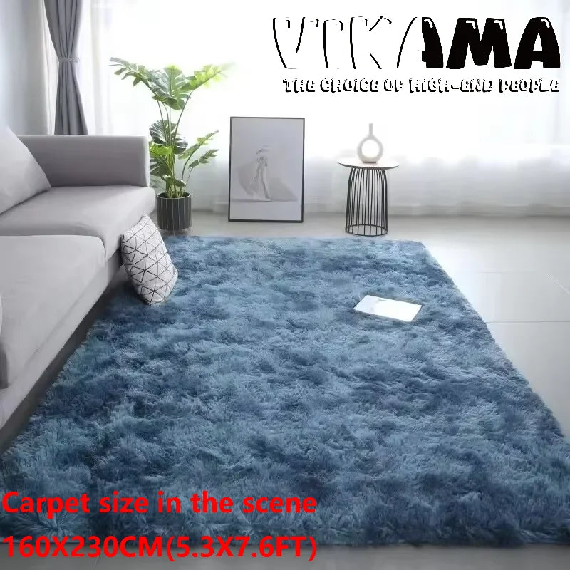 Tapis ultra doux antidérapant et lavable pour salon et chambre
