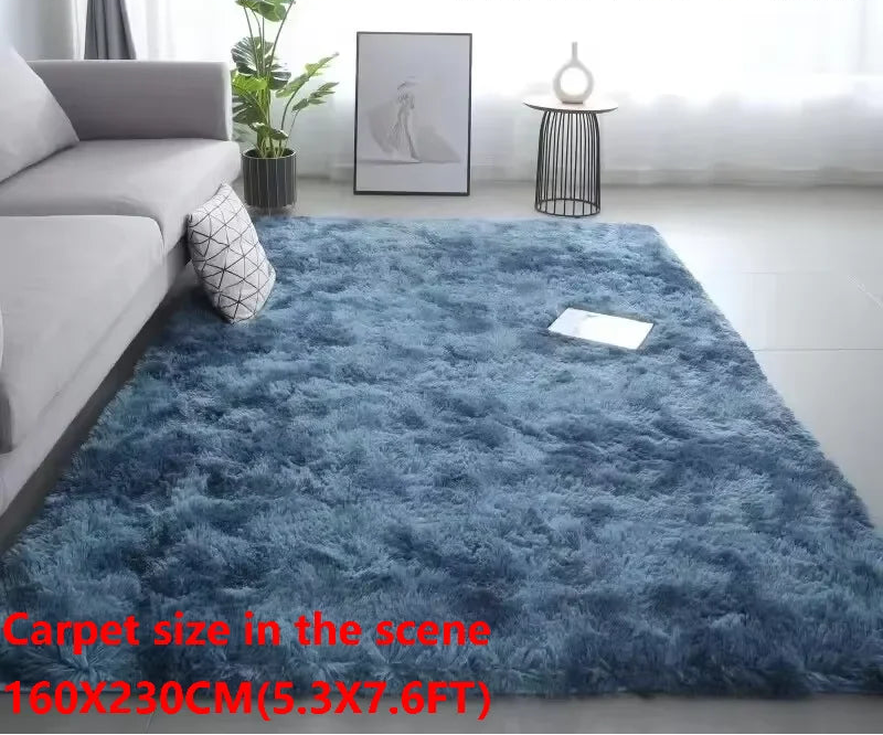 Tapis ultra doux antidérapant et lavable pour salon et chambre
