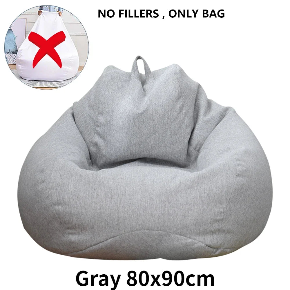 Giant beanbag cover without filling