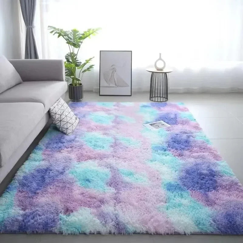 Tapis ultra doux antidérapant et lavable pour salon et chambre