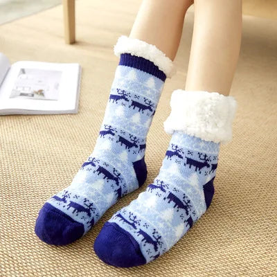 Warm plush winter socks
