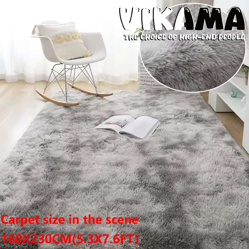 Tapis ultra doux antidérapant et lavable pour salon et chambre