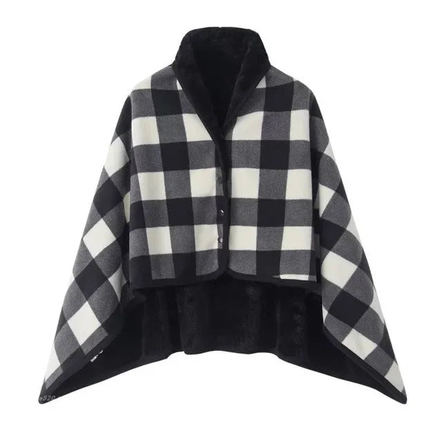Cape - Warm and cozy blanket with buttons