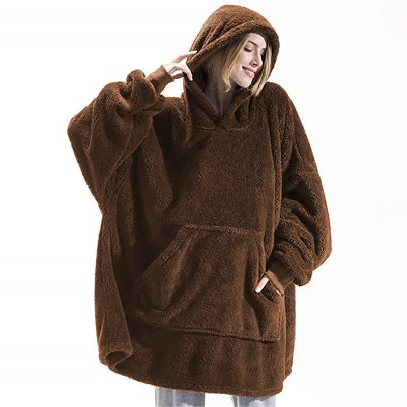 Plaid - hooded sweatshirt