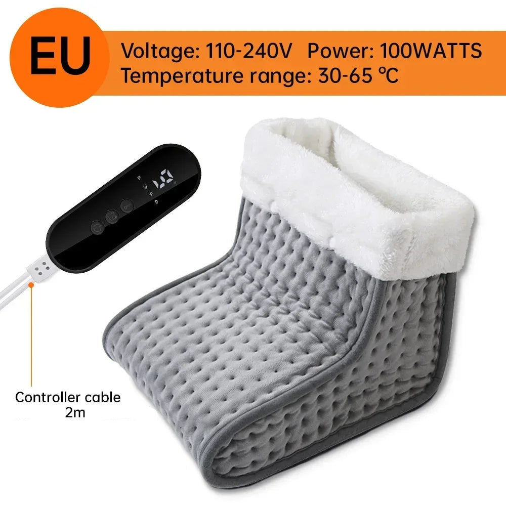 Electric foot warmer with 4 modes and timer